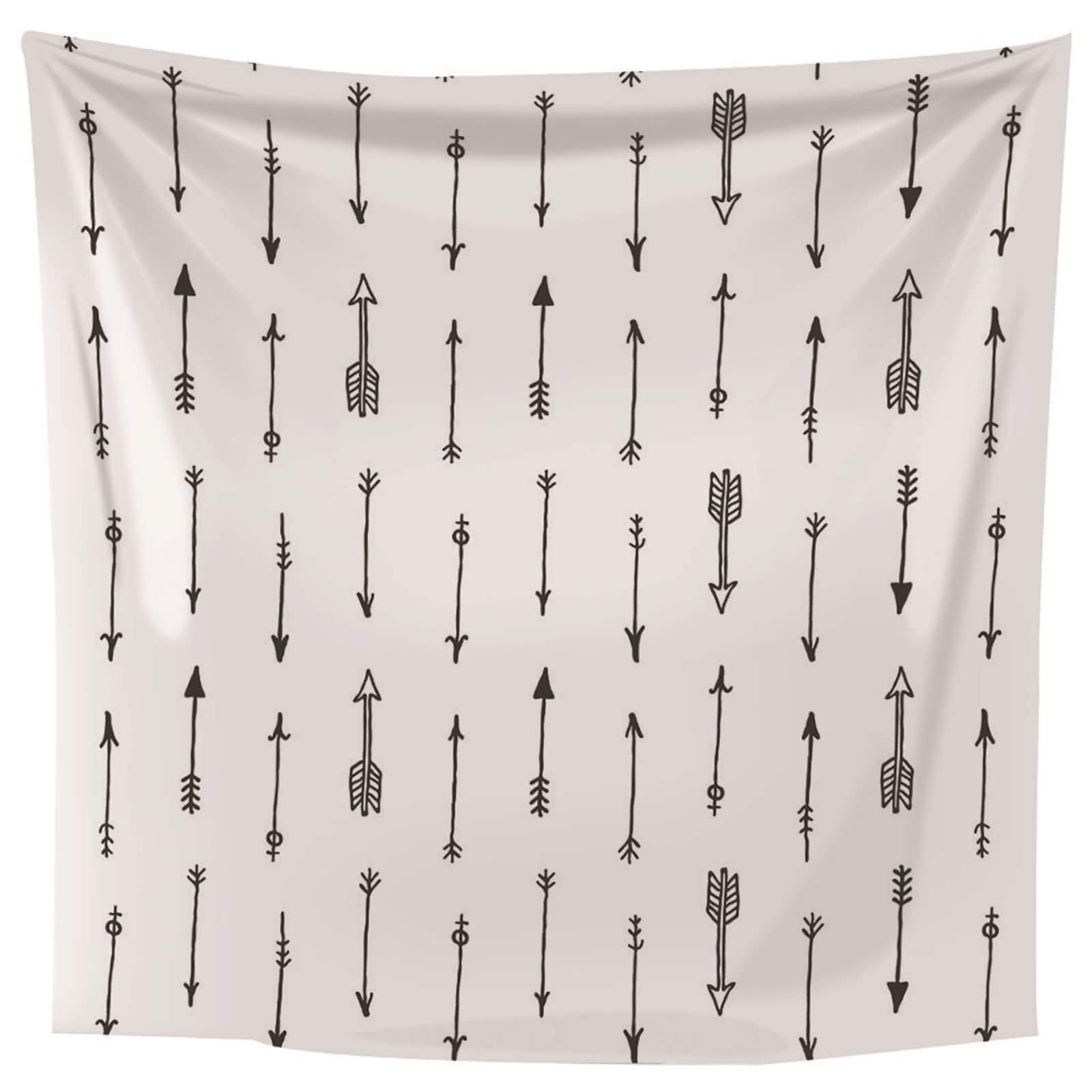 Tenture murale chambre moderne à motif flèches pour ambiance cocooning