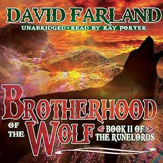 Brotherhood of the Wolf Audiolibro Por David Farland arte de portada