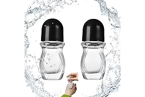 Glass Rollerball Bottles With Plastic Rollerballs - Leak-Proof Massage Rollerball Bottles For...