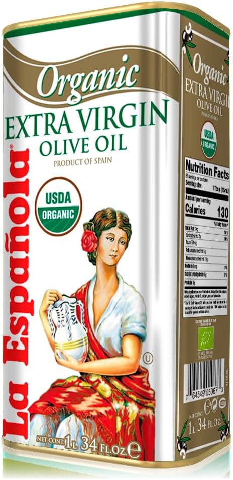 Organic Extra Virgin Olive Oil, 34 Ounce