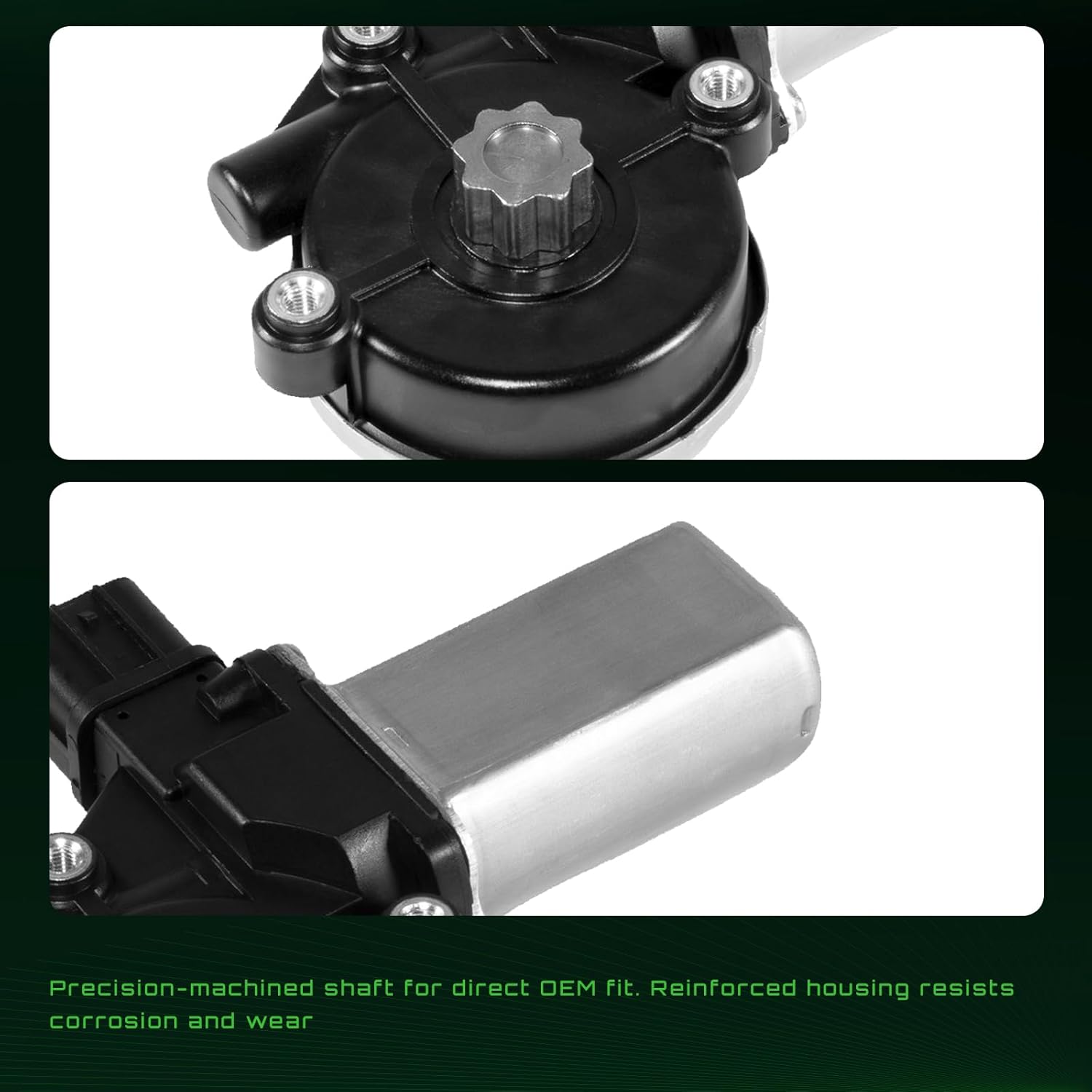 Power Window Motor Compatible with Honda Civic Four-Door Sedan 1.3L 1.8L 2.0L 2006-2011,Front Driver Side,with Anti-Clip Function,Replace# 72250-SNA-A01 72250-SNA-A02 72250-SNA-A03