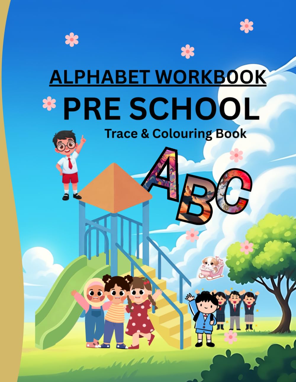 Alphabet Tracing & Coloring Book for Pre Kids: Learn A–Z Letters with Tracing & Practice