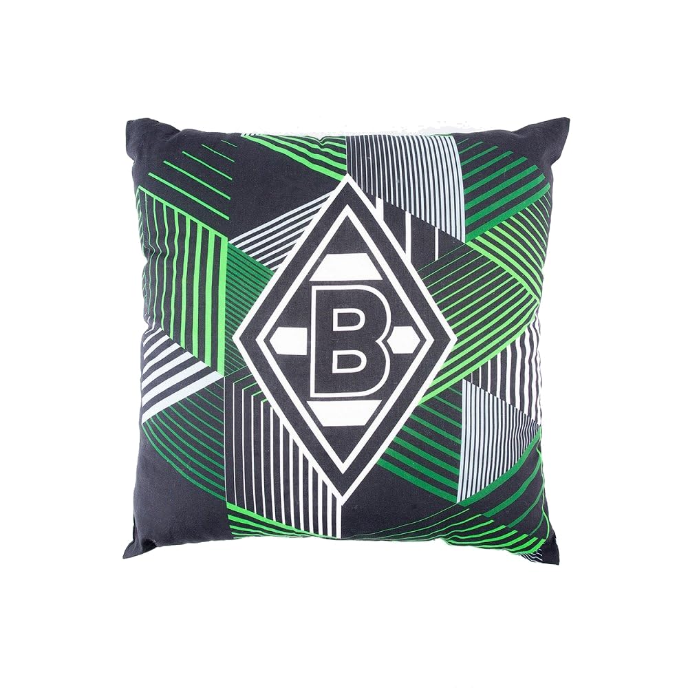 Cuscino Ufficiale Borussia Mönchengladbach - 38x38 Cm, Federa In Cotone, Imbottitura In Poliestere, Con Stemma Della Squadra - 3