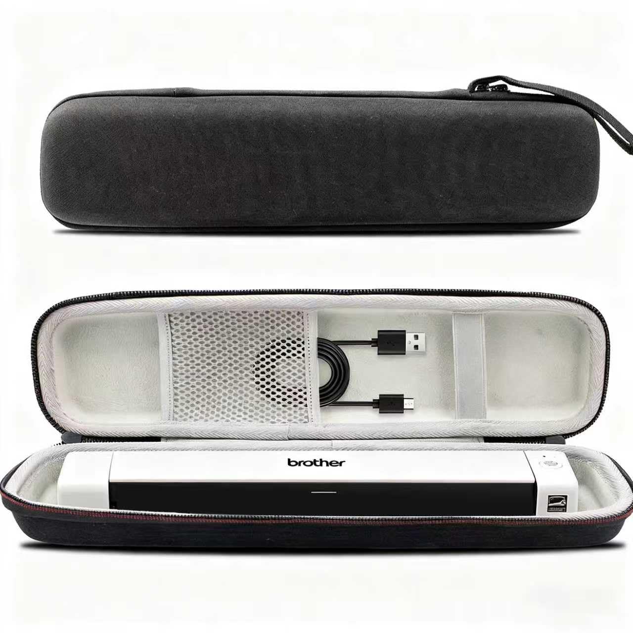 Hard Case for Brother DS-640 / DS-740D / DS-940DW / DS-720D imageFORMULA P-208II Document Scanner - Protective Carrying Storage Bag-picture-24