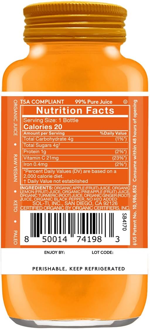 Sol-ti Cold-Pressed Mixed Fruit Juice Blend,12 Pack (2.1 Fl oz)