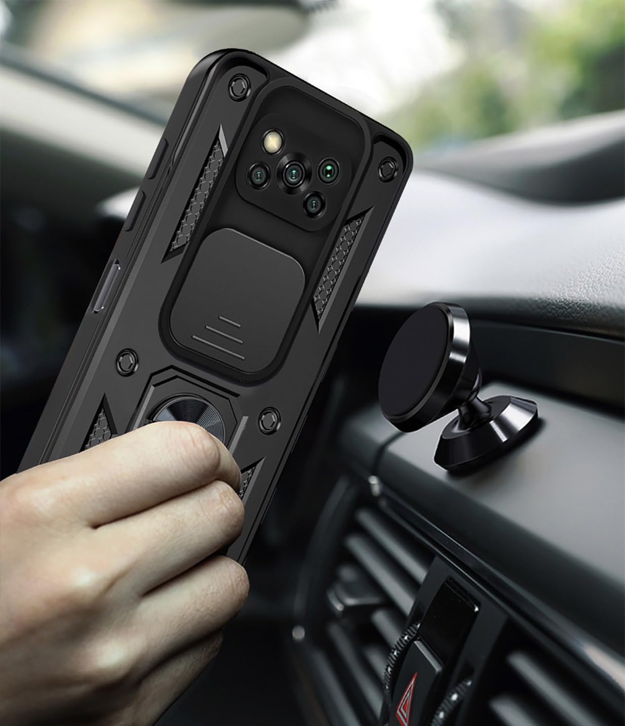 Handyhülle Für Xiaomi Poco X3 Pro / X3 NFC – Stoßfest Mit Kamera-Schutz Und Verstecktem Ständer
