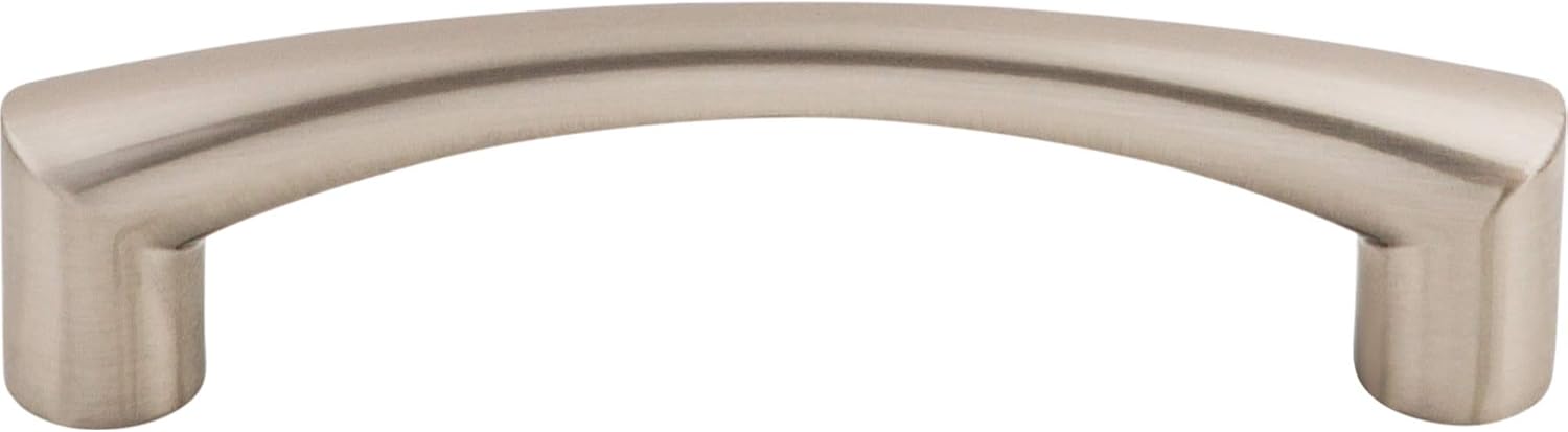 Top Knobs M1128 Nouveau III Collection 3-3/4 Hidra Pull, Brushed Satin Nickel