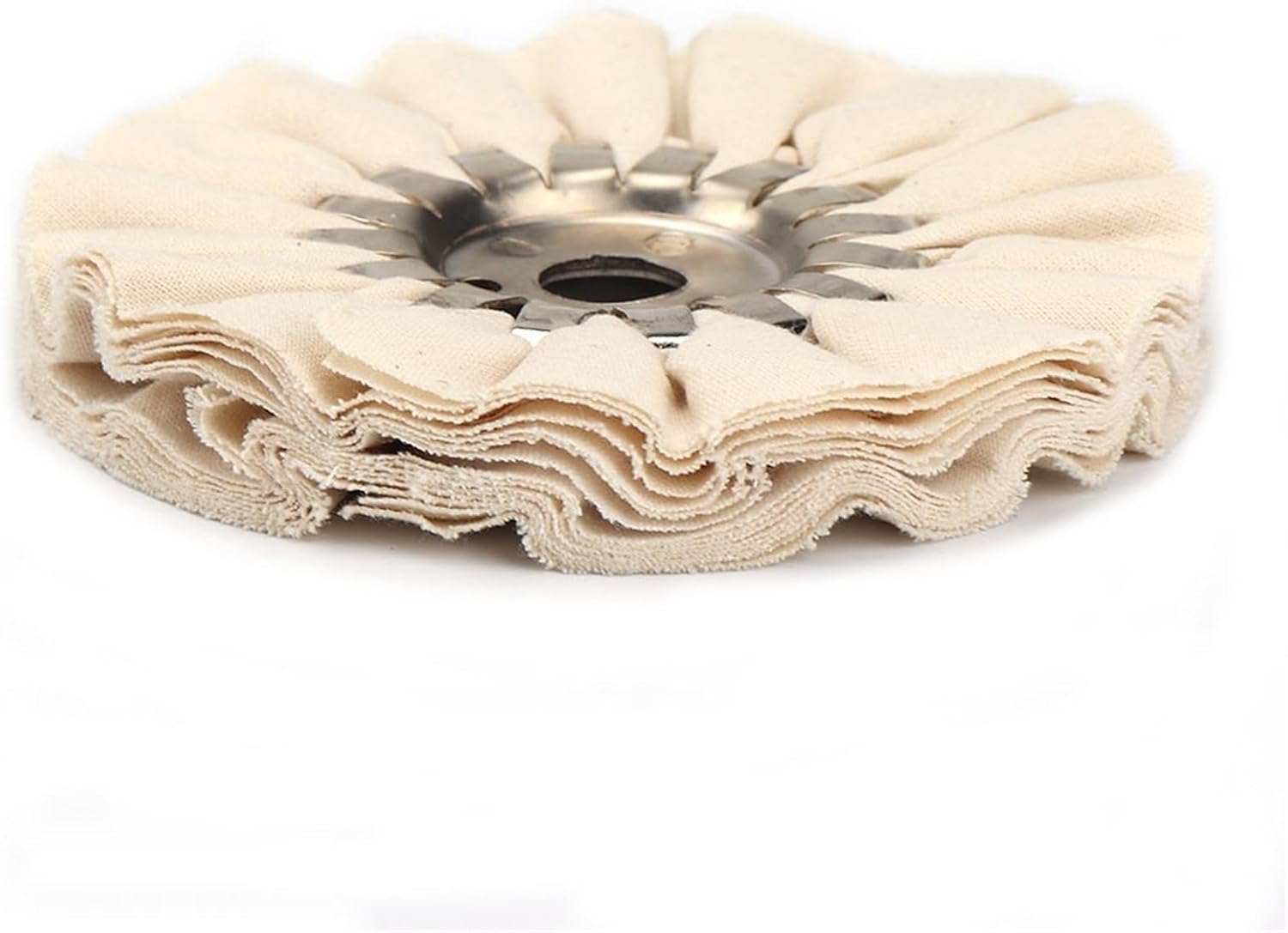 5inch Airway Polishing Buffing Grinding Wheels White Cotton 125 * 16mm Metal Polishing Disc Abrasive Tool for Bench Grinder