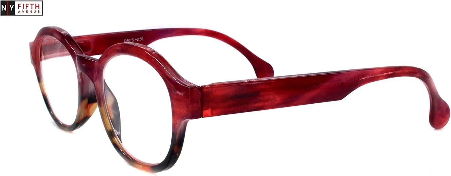 The Alchemist, Premium Reading Glasses, Round Frame +1.25 +1.50 +1.75 +2.00 +2.25 +2.50 +2.75 +3. Circle Style. NY Fifth Avenue