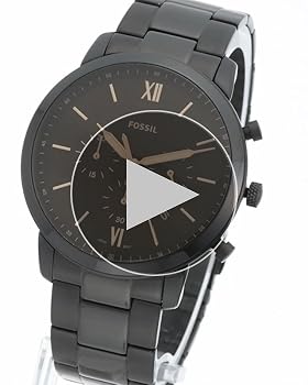 腕時計　フォッシル　fossil fs5525 NEUTRA クロノグラフ ブラック ステンレススチールウォッチ