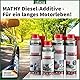 MATHY Diesel-Komplett-Kur - Diesel Additiv Reinigungsset - DPF Reiniger + Diesel Systemreiniger + Injektoren Reiniger + AGR Reiniger, 4 Dosen