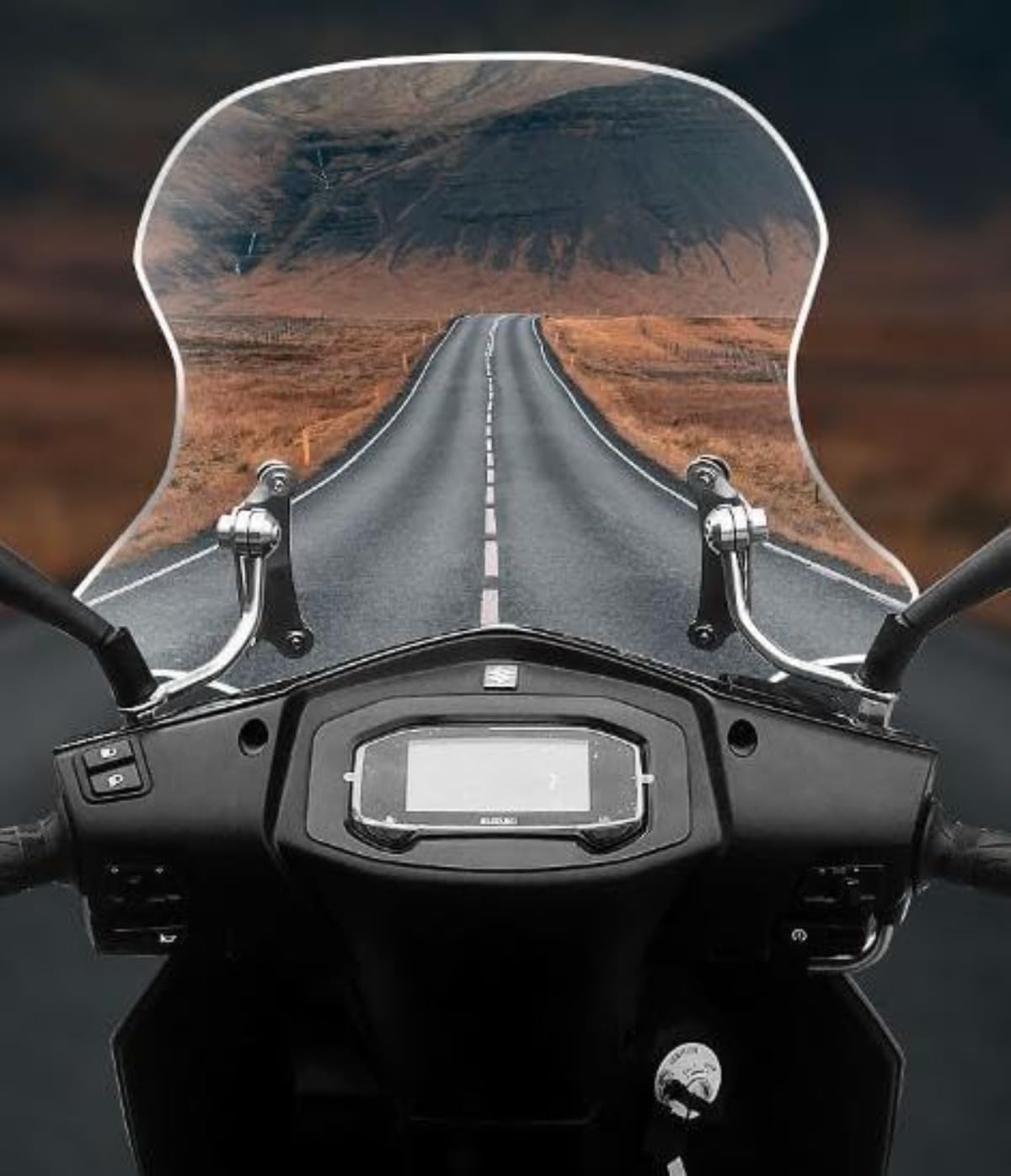 Amazon | フロントガラス スクーター 原付 風防 ウインドスクリーン