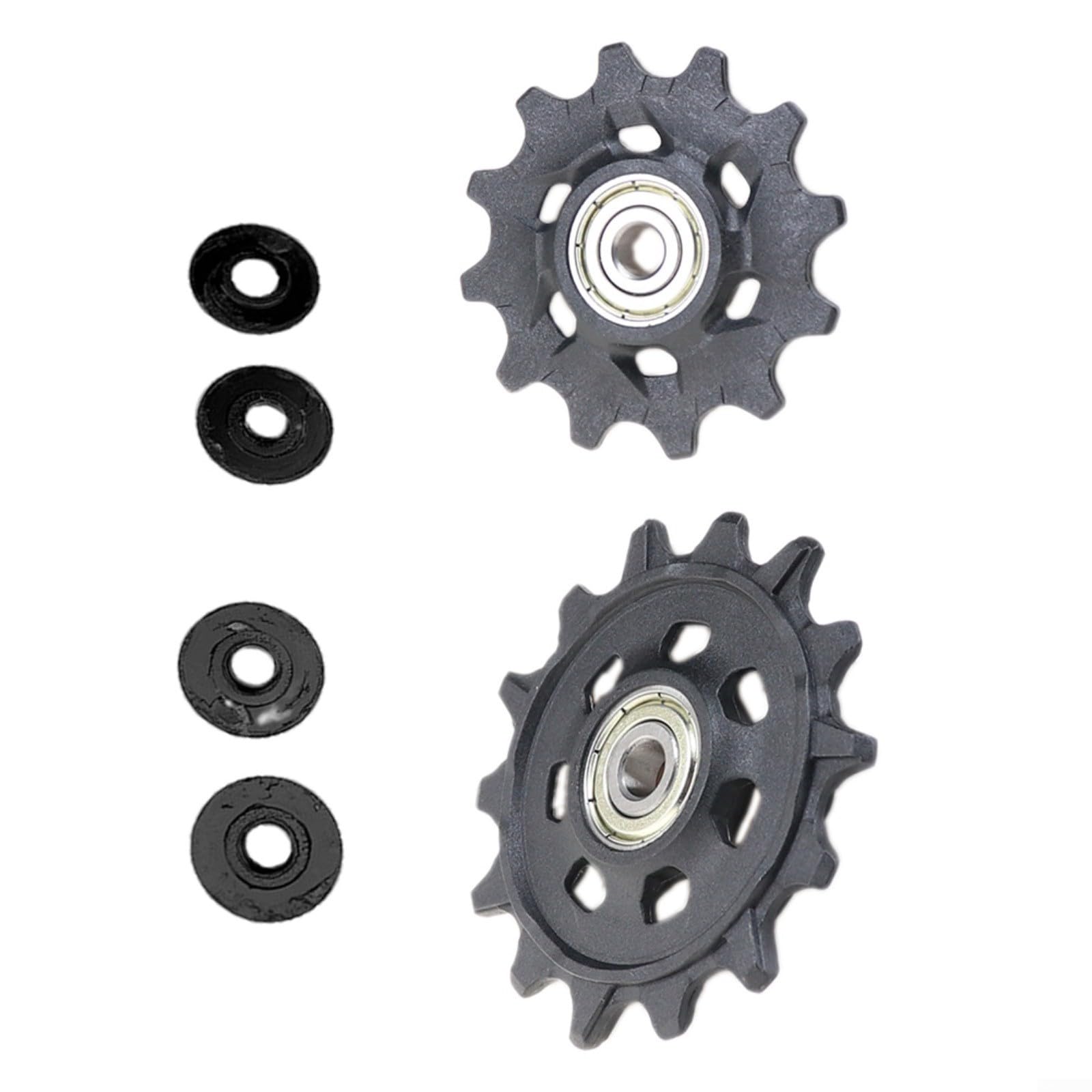 Set puleggia deragliatore posteriore 12T+14T per Eagle 12-Speed per XX1 X01 per GX SX Biciclette Guida Leggero Montaggio Ruota Guida Nero Alluminio