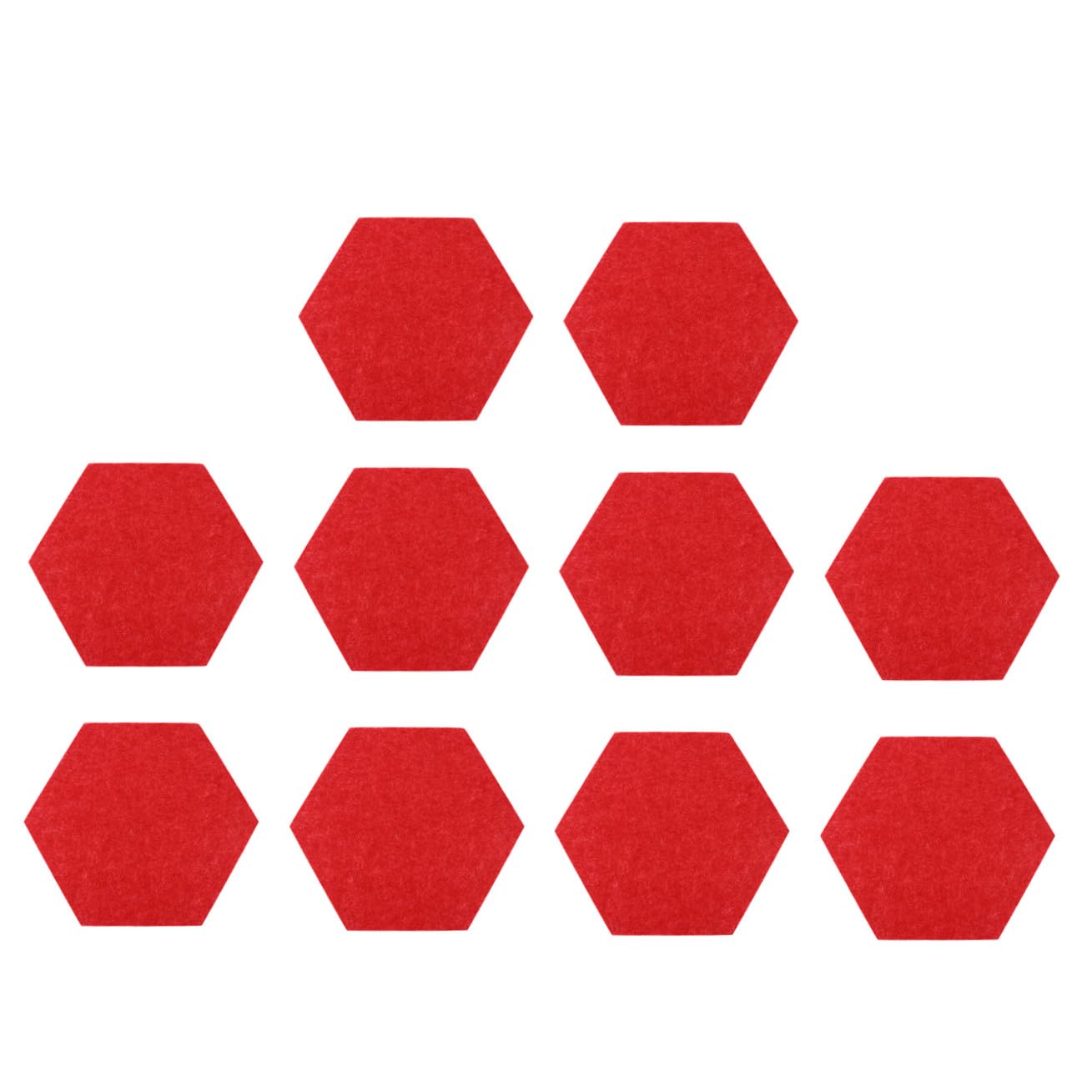 12kawałki Kolorowe Hexagonalne Panele Filcowe Dekoracyjna Tablica Ogłoszeń i Tło Do Zdjęć Idealna Do Biura i Domu Samoprzylepna Wodoodporna Łatwa Użyciu