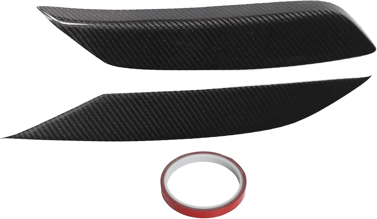 2PCS Head Eyebrow Eyelids Trims Covers, acement for Z33 2003 2009, Head Eyebrow Trim with Double Sided Tape, Inlation No Dril