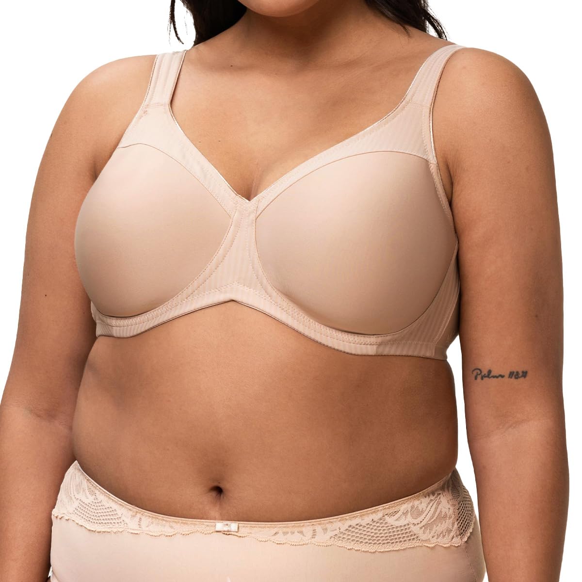 Triumph Donna Modern Soft+Cotton W01, Minimizer Bra, Neutral Beige, 2C-image