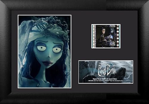 Trend Setters Tim Burton's Corpse Bride - Velo de boda de Emily's - Presentación de escritorio MiniCell de FilmCells de 7 x 5 pulgadas - Con clip de