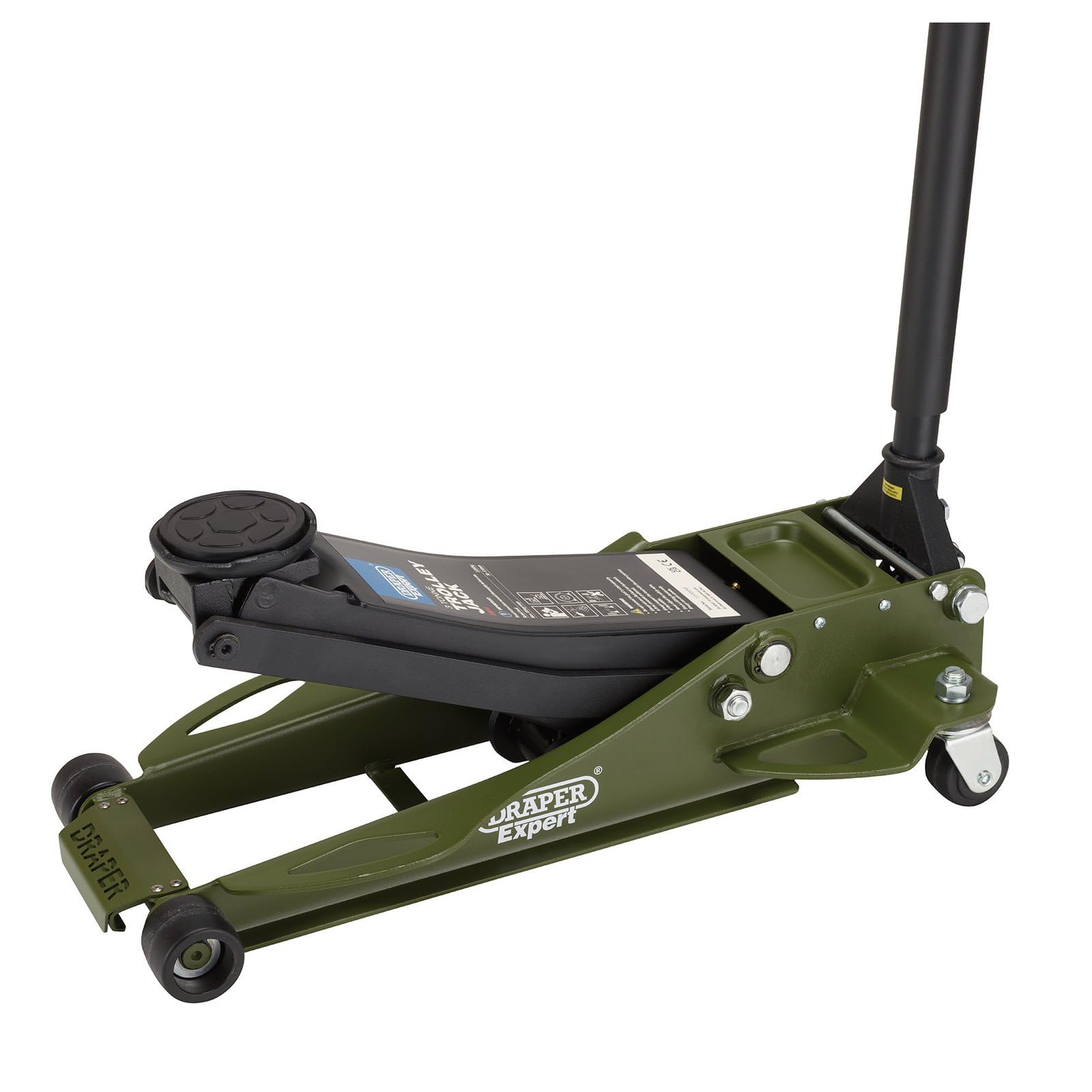 Draper 3T Trolley Jack Gp 23817 23817 Professional Low Profile Fast Lift Garage Trolley Jacks, 3 Tonne