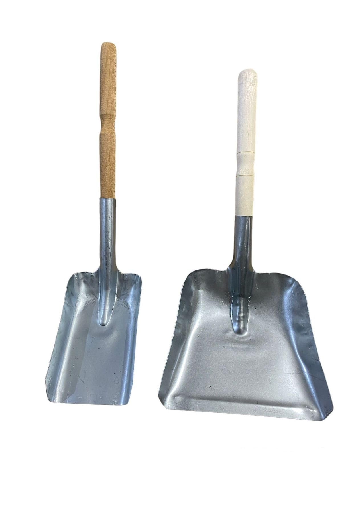 Mobilreyon Ikili Kürek Set, Mangal Soba Şömine Kömür Köz Kürekleri, 2 Adet Kürek (Küçük+Büyük)