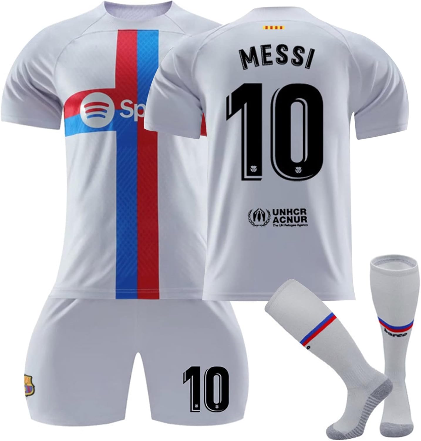 Barcelona Jerseys Soccer Ansu Fati Youth Jersey France Home UEFA
