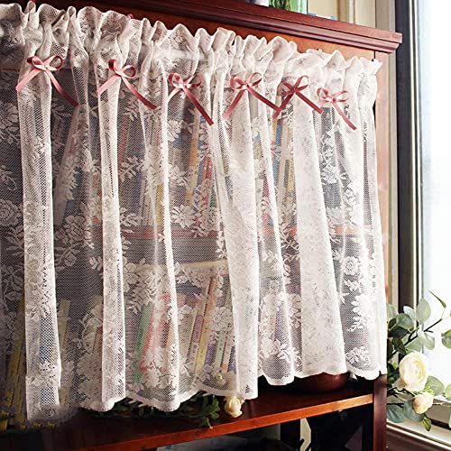 Küchenvorhänge, Scheibengardine, Voile, Kurzvorhang, Modern, mit...