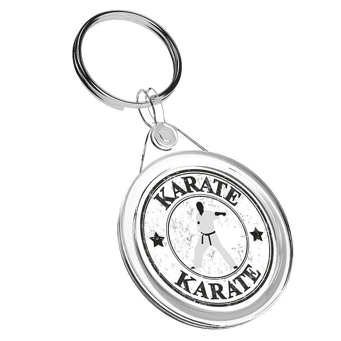 Destination Vinyl Keyrings Unisex Kids Multi 1 X Karate Champion - Keyring Ir02 Mum Dad Kids Birthday #4795