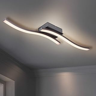 HUOKU Curved LED Ceiling Light 2 LED Boards 3...,