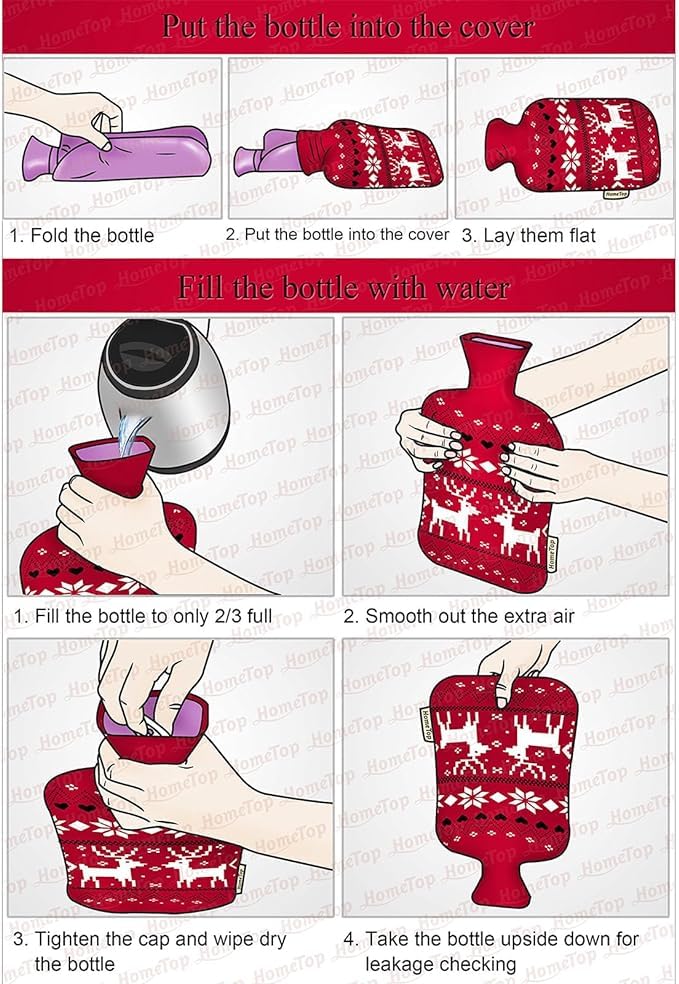 Image of MCP Healthcare Hot Water Bag Bottle 1000 ml Warm Relaxing Non Electrical Heat Therapy Bag Pain Relief Bottle | Period Cramps, Body Aches & Cold Therapy | Reusable Hot & Cold Water Bottle For back, neck & joint pain