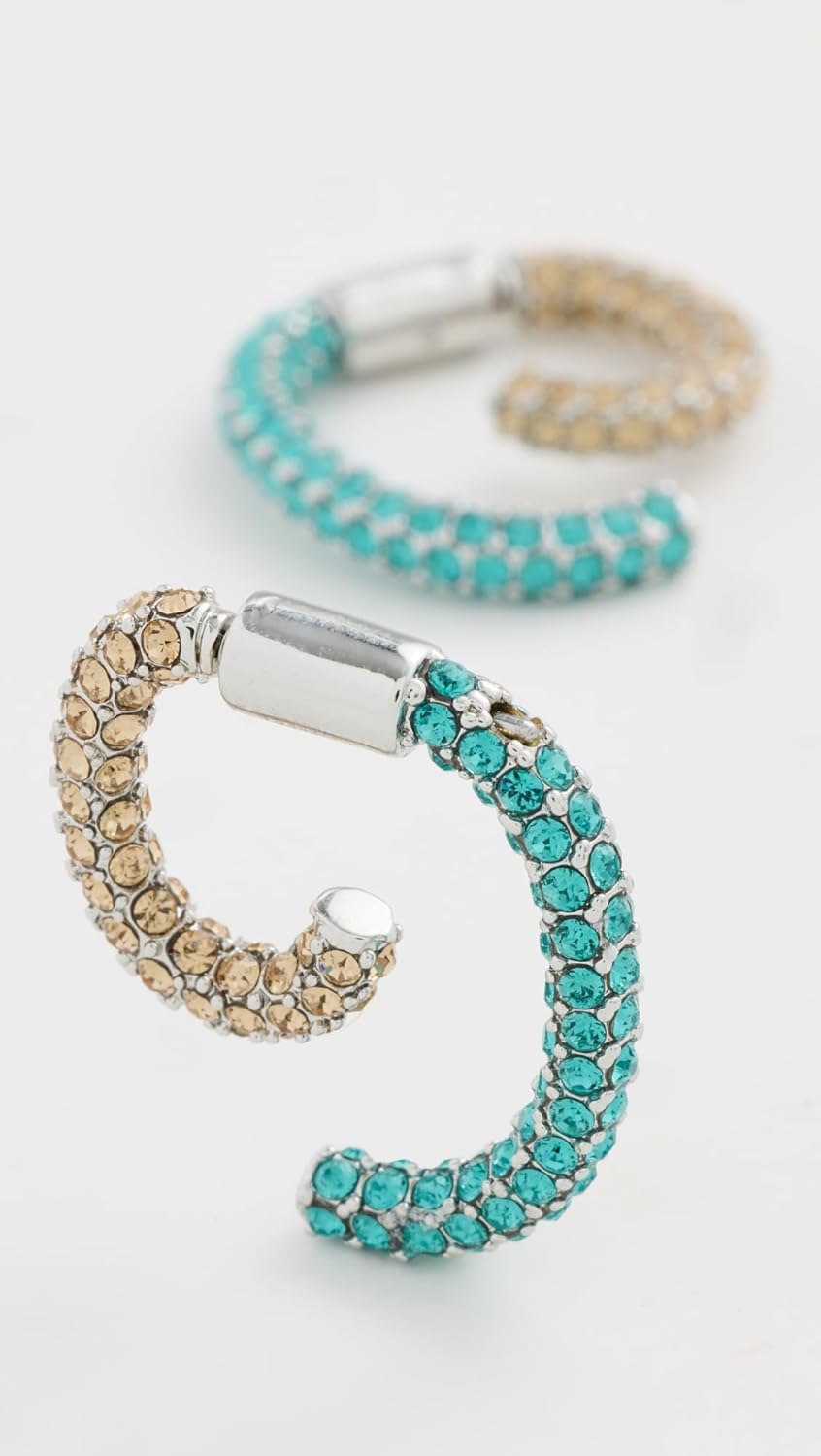 DEMARSON Women's Luna Pave Mini Earrings