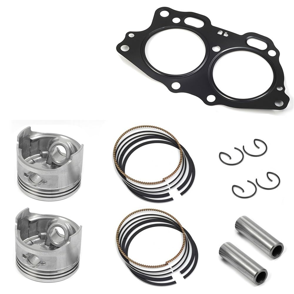 pist. Kit di ricostruzione for pistone con guarnizione for fascia elastica da 0,25 mm, adatto for carrello golf EZGO 4Cycle, motore Fuji EH35C MCI 350 cc, 1996-2008