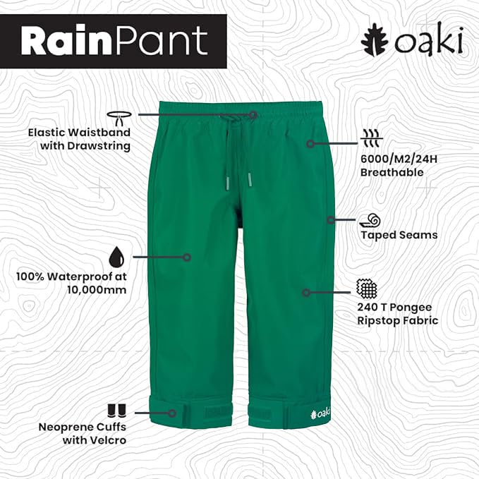 Image of Oakiwear Children's Trail and Rain Pants for Kids & Toddlers