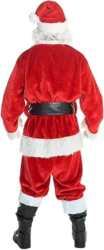 Vista 4 de Morph Deluxe Santa Costume, Santa Claus Costume for Men, Christmas Suit for Men, Christmas Costumes Adults