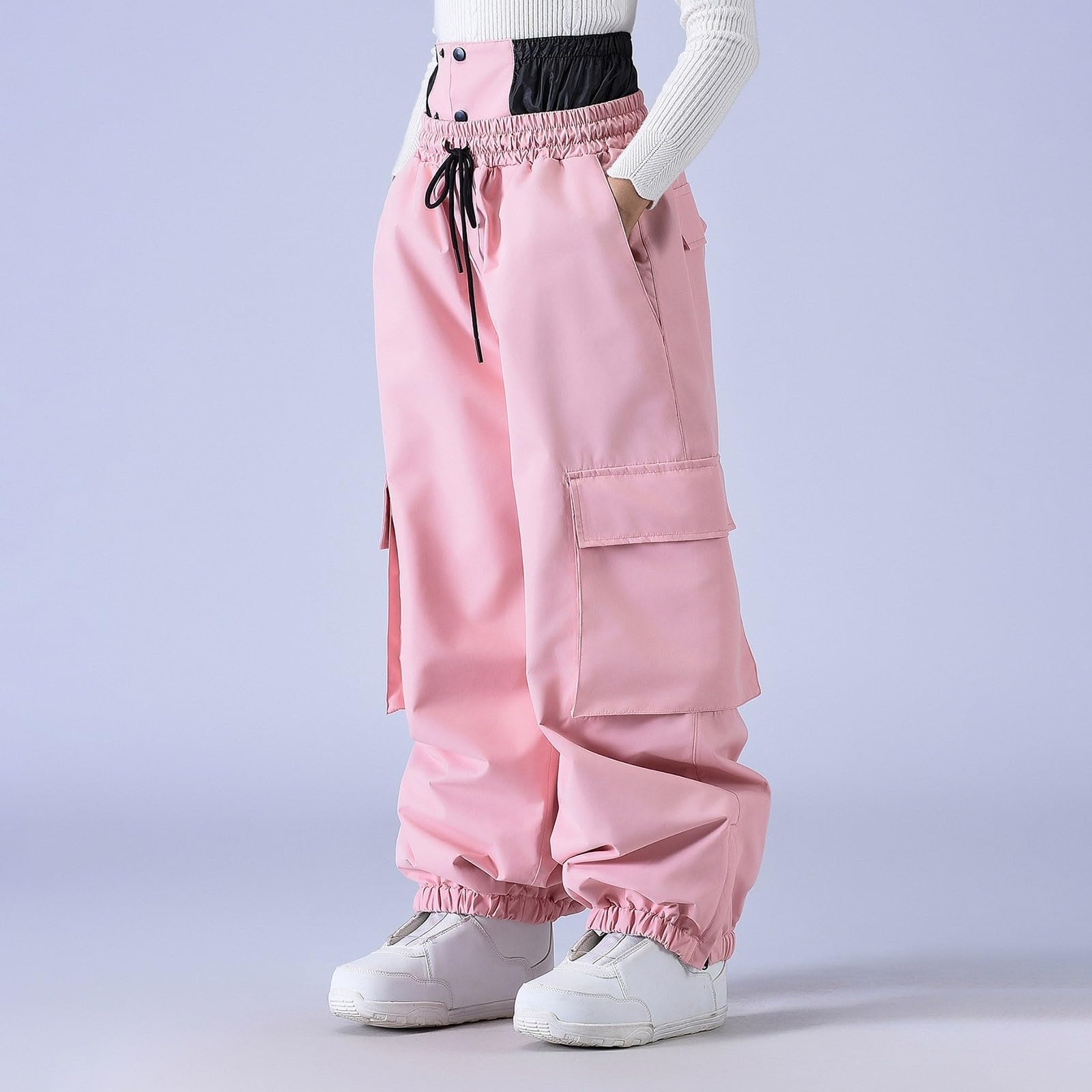 Generisch Pantalones de snowboard, pantalones de esquí de invierno, resistentes al viento, aislados para actividades al aire libre en climas fríos y montañismo, senderismo y trekking