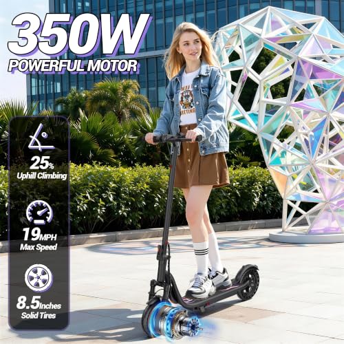 Image of Aovowheel Electric Scooter for Adults, Folding E Scooter Commuting Scooters