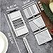 HyChill Upgraded Vegetable Slicer Grater Cutter Shredder | 4-in-1 Multi-purpose Chopper Stainless Steel for Vegetables, Fruits, Cheese, Lemon in the Kitchen(4 1+brush+glove) HC-4-1 15*5.5