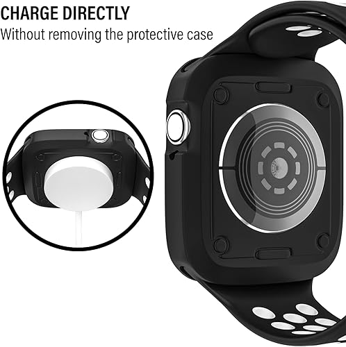 Vista 61 de Funda protectora exclusiva D & K de 1.5 pulgadas, compatible con Apple Watch, iWatch y relojes GPS, para hombres, mujeres y niños, iWatch 6/5/4/SE