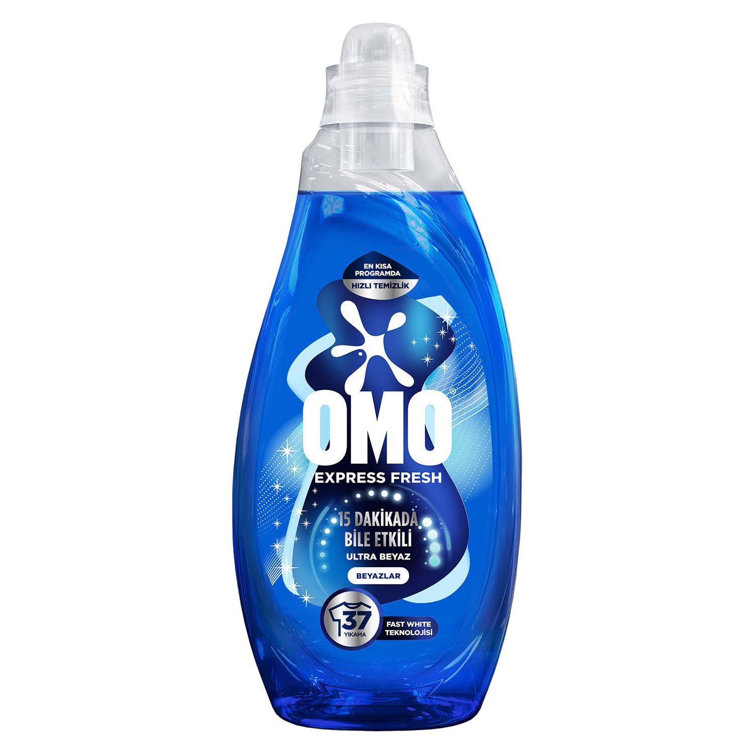 OMO Express Fresh Ultra Beyaz Sıvı Çamaşır Deterjanı 1480 ml