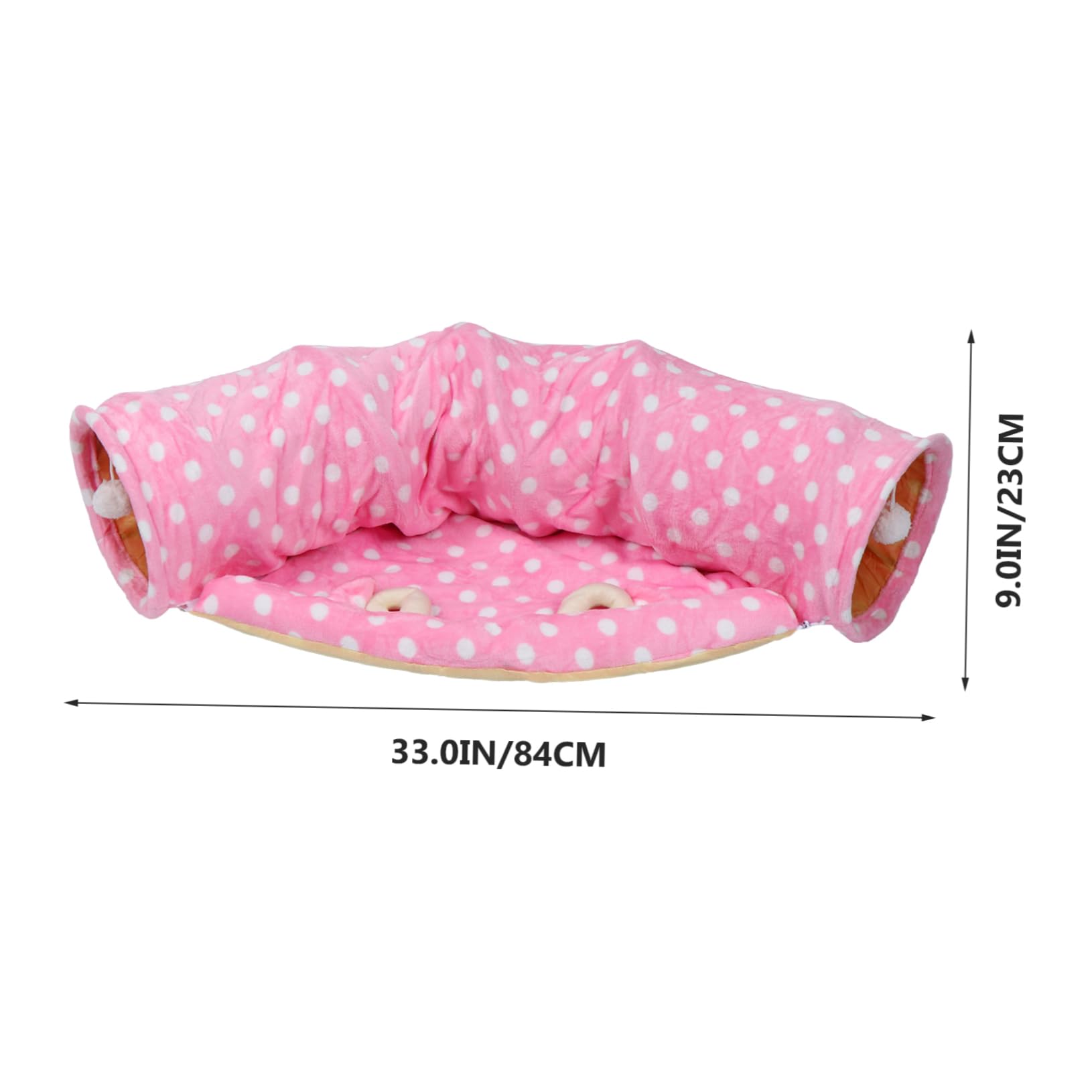 VANZACK 1 Pc Tunnel bidirectionnel Cat Tunnel pour Chat Interactive Cat Toy pli Jouets à mâcher pour Chat Jouet Tunnel de Tente de Chat Jouet Chaton drôle Animaux Jouet pour Chat