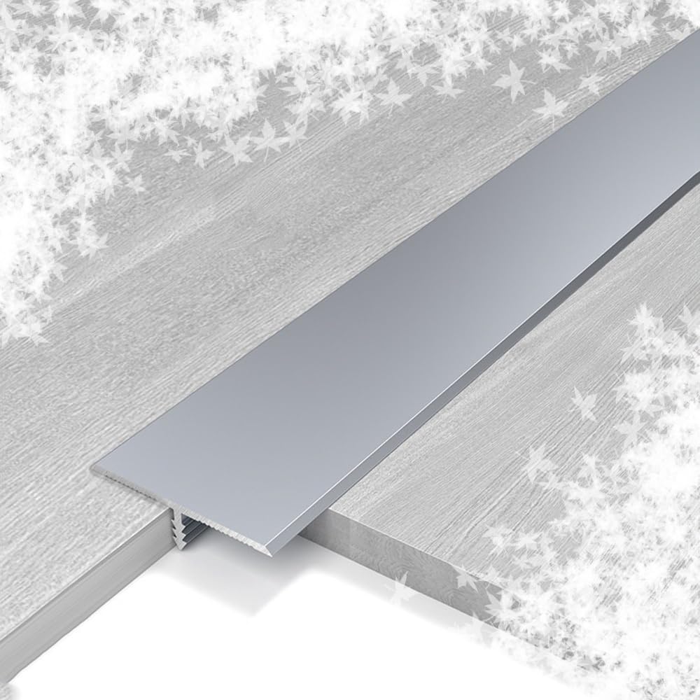 Sipiuriuik Gray T Molding Floor Transition Strip Aluminum Door Threshold Strip