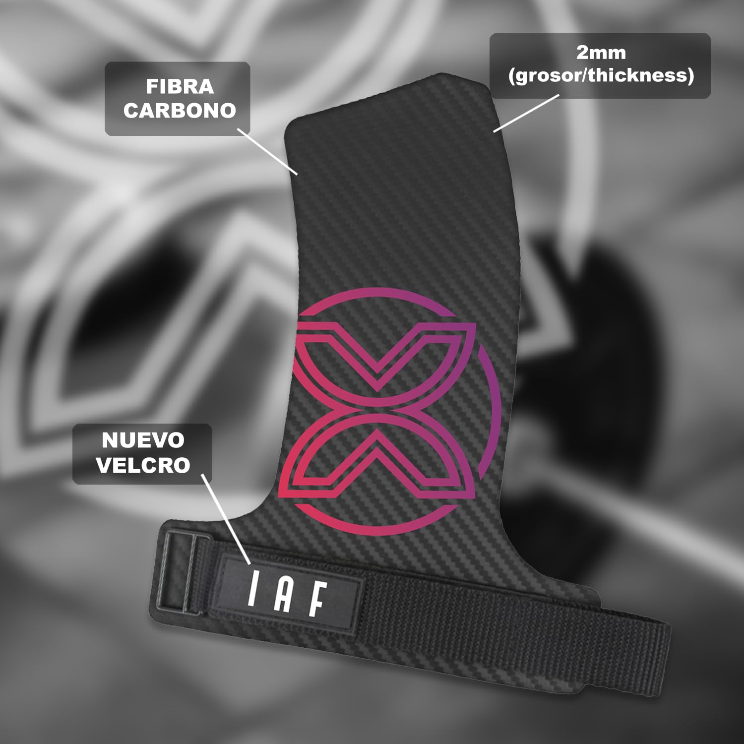 Calleras para crossfit, hand grip de alta protección y diseño, comodidad superior, fabricado artesanalmente sin agujeros para un mejor agarre.