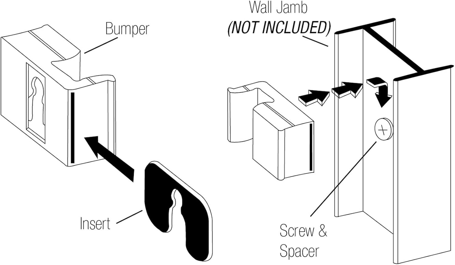 Basco ECPPCLC51SV Classic semi-frameless sliding shower door parts, Chrome