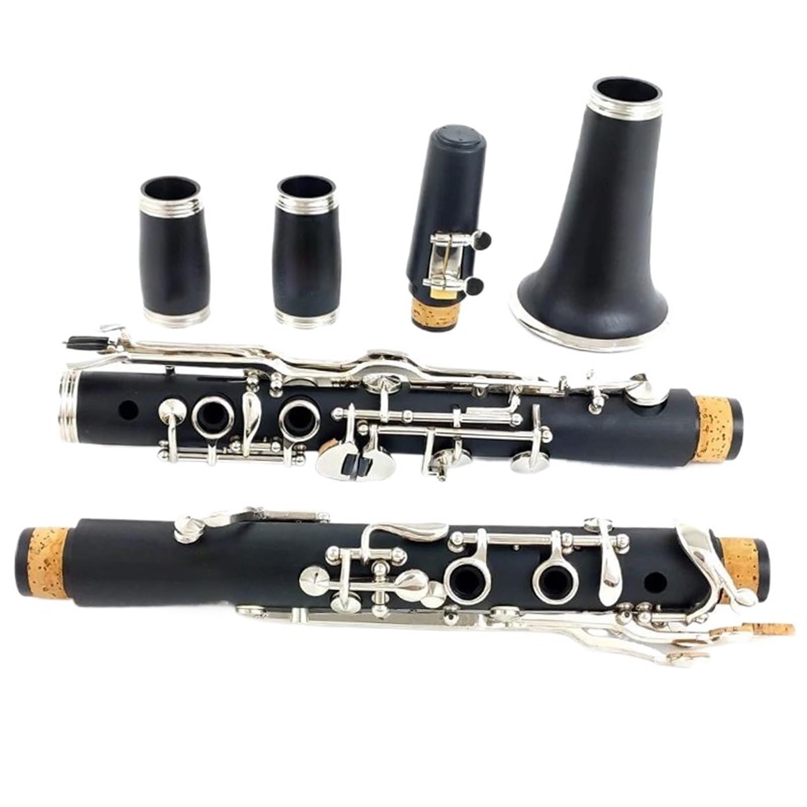 Clarinetti con un suono pulito Strumento a fiato per clarinetto in gomma dura di qualità professionale