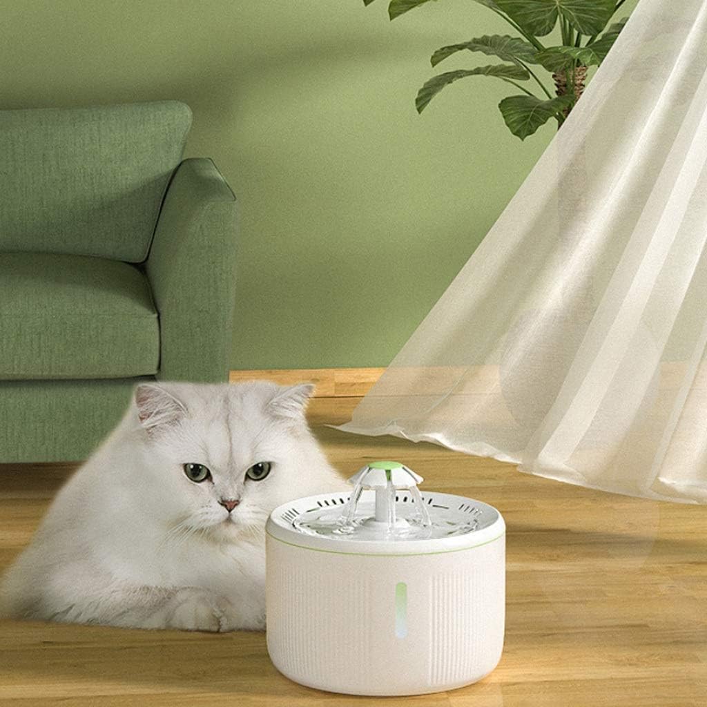 Pet Water Dispenser Automatic Circulation Intelligent Filtering Mobile Water Feeder, Pet Water Basin