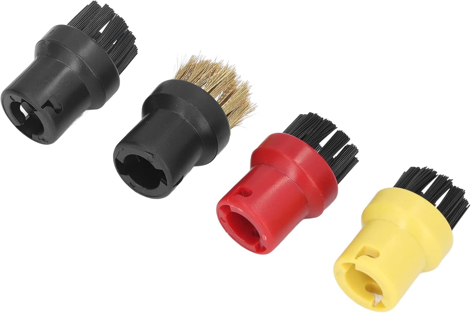 Round Brush Head for SC1 SC2 SC3 SC4 SC5 SC7, with ABS Nylon Copper Material, for Sink Countertop Faucet Oven Door Shower