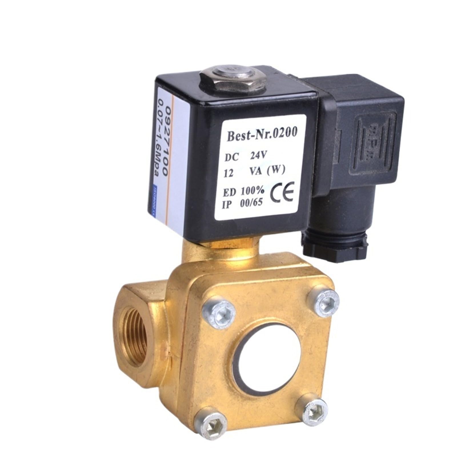 Électrovanne électrique en laiton 0927100 G3-8 pour régulation de pression