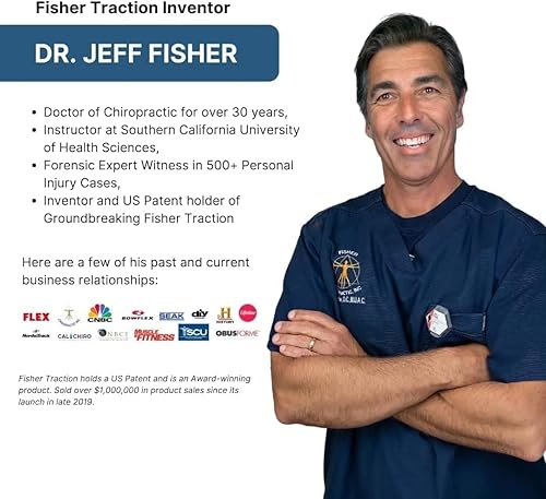 Miniatura 3 de Fisher Traction® Dispositivo de tracción para prevención del dolor de espalda y alivio del dolor | para nervios pellizcados y protuberancias de