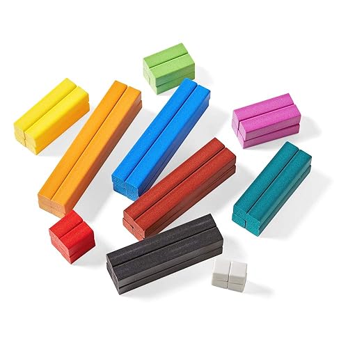 Miniatura 8 de ETA hand2mind varillas plásticas Cuisenaire, juego de 74