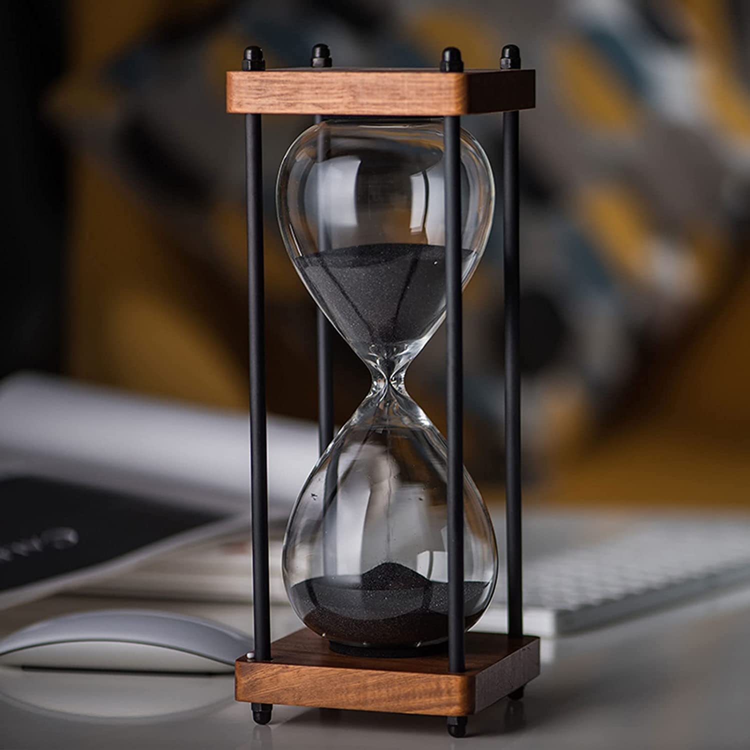 Reloj de arena, reloj de arena, reloj de arena, 15 minutos, reloj de arena, regalos, reloj de arena, reloj de arena, decoración, regalos creativos, habitación, oficina, temporizador, arena, cocina, te