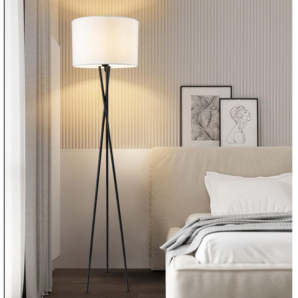 Lampadaire moderne fer noir intensité variable pour salon