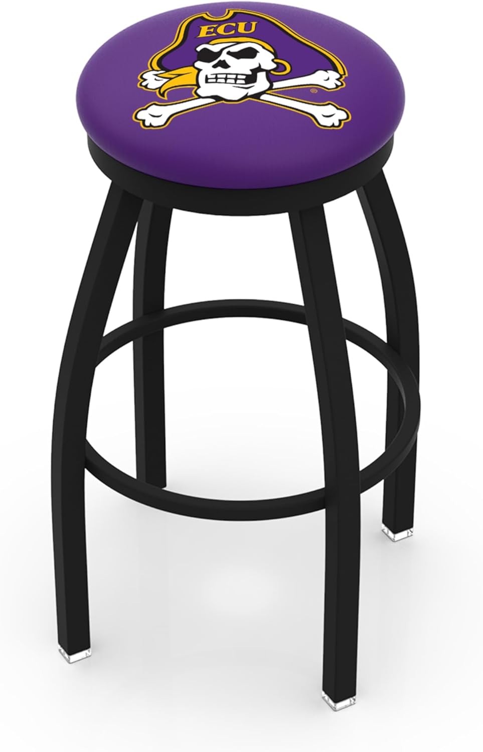 HBS L8B2B East Carolina 25" Swivel Counter Stool with Black Wrinkle Finish
